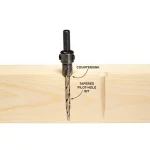 Wolfcraft 4-Piece High Speed Steel Wood Countersink and Screw Setter Set thumbnail 4