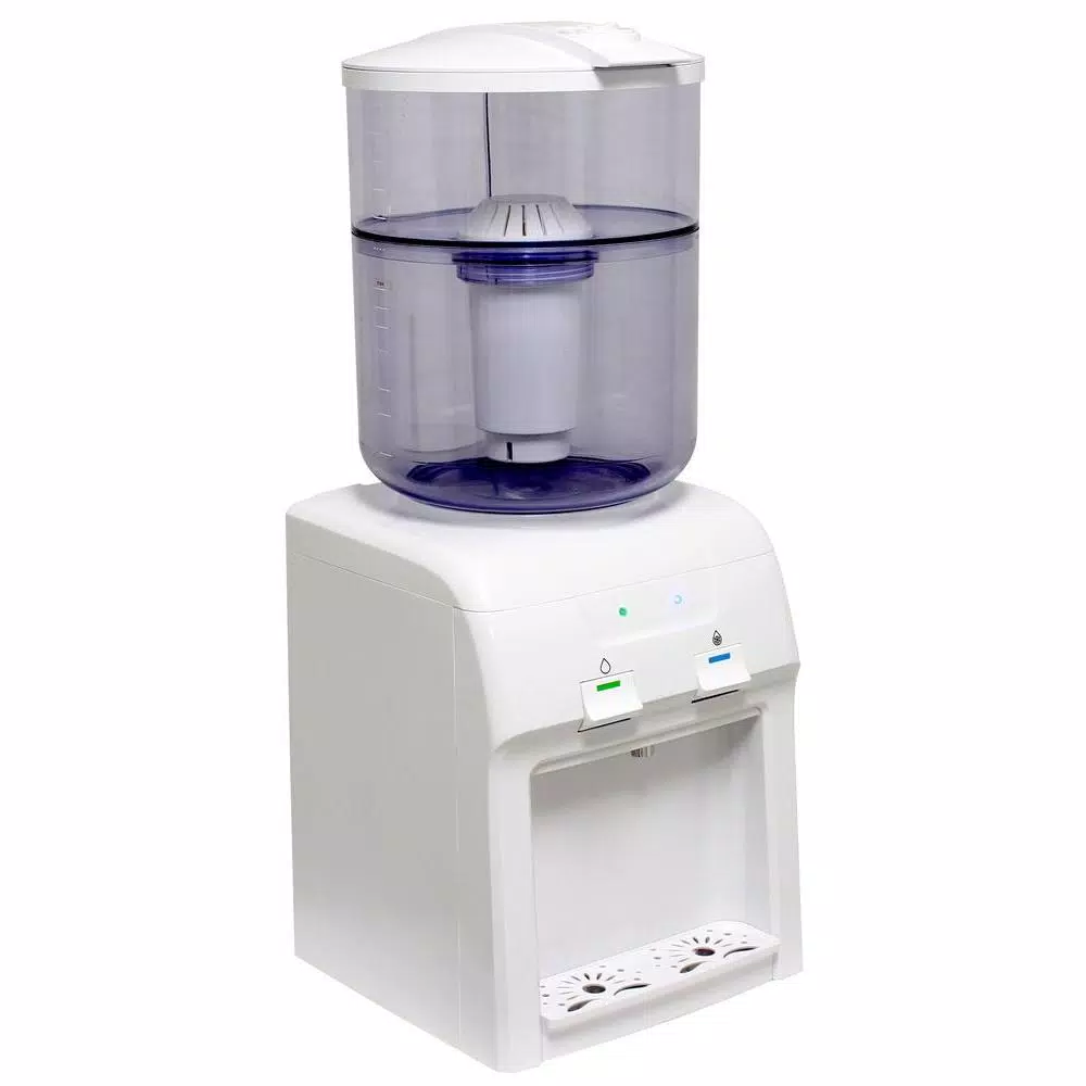 Vitapur VWD2036W-1 Countertop Water Dispenser, Cold & Room Temperature, White