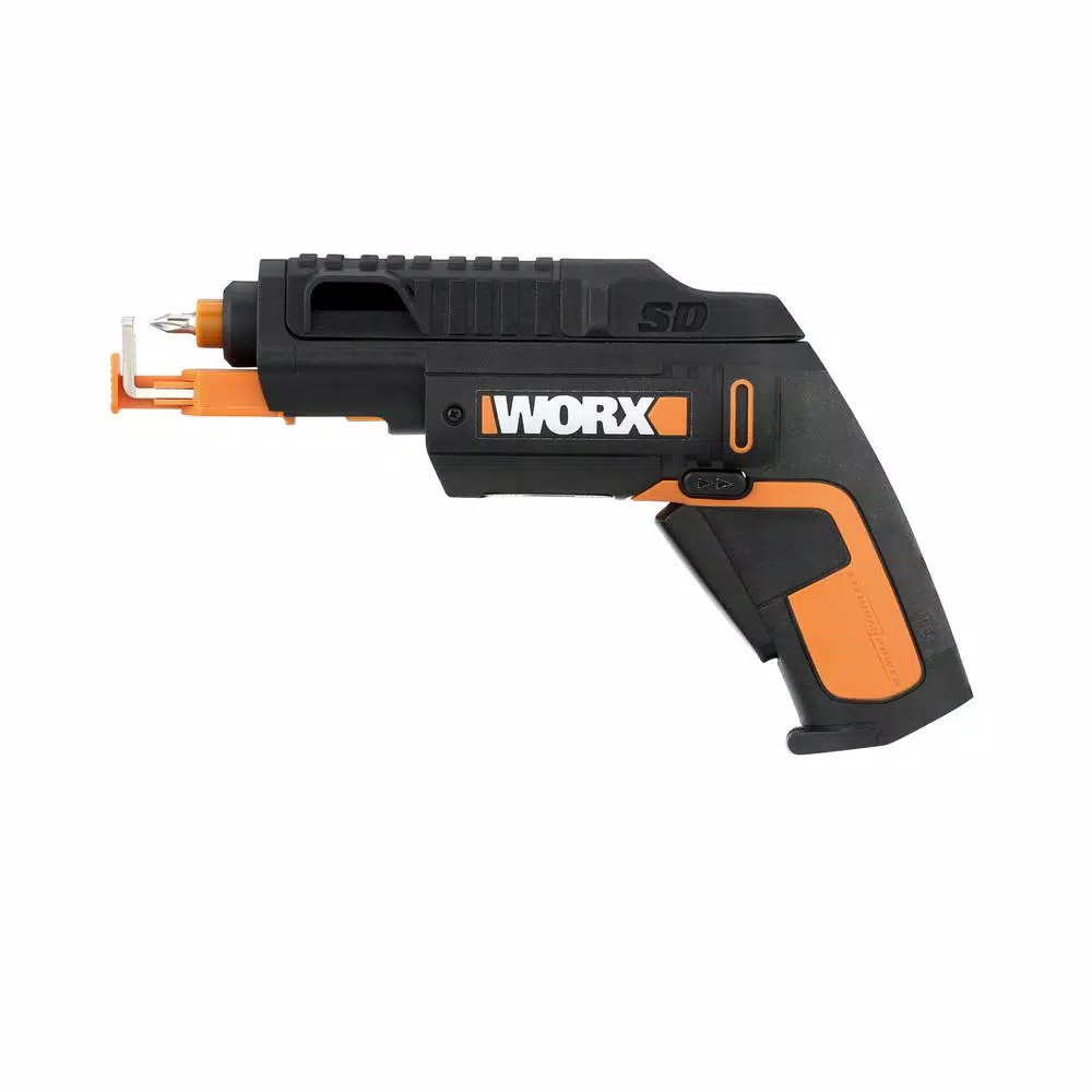 WORX 4V Lithium-Ion 1/4 in. Cordless Driver with Integrated Screw Holder and Bit Changer