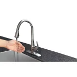 Flow Series Motion Activated Single-Handle Pull-Down Kitchen Faucet, Brushed Nickel (3-Pack) thumbnail 7