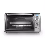 BLACK+DECKER 1500W 6-Slice Stainless Steel Toaster Oven with Convection and Broiler thumbnail 1