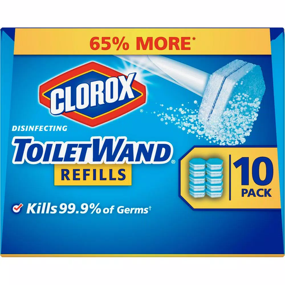 Clorox ToiletWand Disinfecting Disposable Toilet Cleaning Head Refills, 10-Count