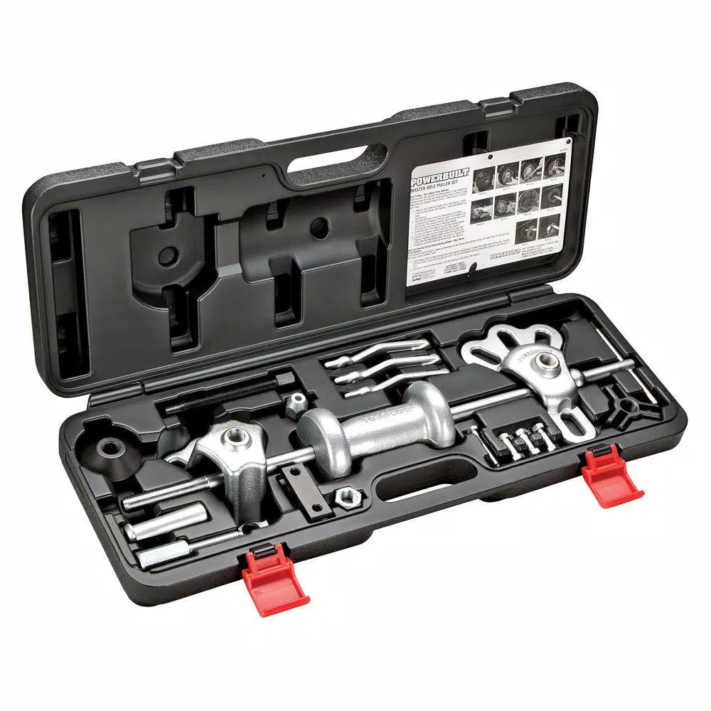 Powerbuilt Master Axle Puller Kit with Heavy Duty Storage Case