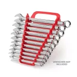 TEKTON 11-Tool Store-and-Go Wrench Rack Keeper, Red thumbnail 5