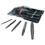 URREA 5-Piece Spiral Bolt Extractor Set, 1/8 in. to 3/4 in., Hot Forged Steel thumbnail 1