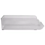 Home Basics Clear Plastic Soda Can Holder - 8 Can Capacity Refrigerator Organizer thumbnail 2