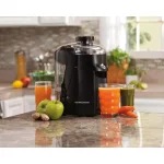 Hamilton Beach HealthSmart 400-Watt Centrifugal Juice Extractor, 12 oz. Capacity, Black thumbnail 6