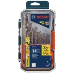 Bosch M42 Cobalt Twist Drill Bit Set with Case, 14-Piece thumbnail 5