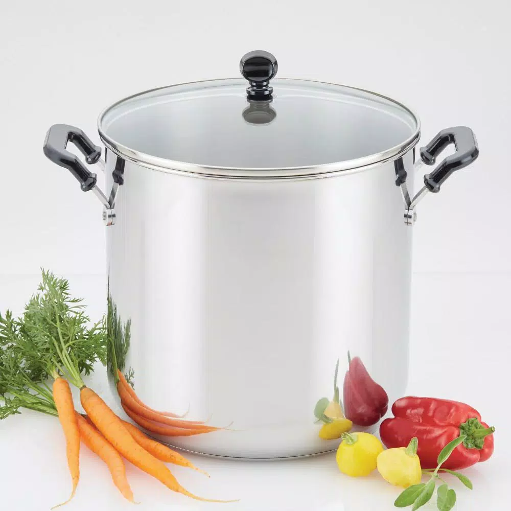 Farberware Classic Series 11-Quart Stainless Steel Stockpot with Lid