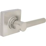Defiant Highland Satin Nickel Passage Door Lever with Square Rose thumbnail 1