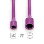 Steelman 1/2 in. Drive 22mm 140 ft./lb. Torque Stick Limiting Socket, Pink thumbnail 4