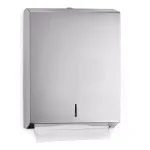 Alpine Industries Brushed Stainless Steel C-Fold and Multi-Fold Paper Towel Dispenser thumbnail 1