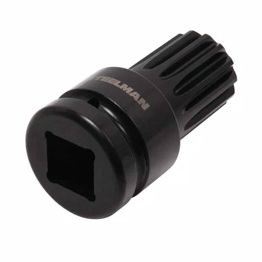 Steelman 60562 1 in. Square Drive (F) to #5 Spline Drive (M) Impact Socket Adapter