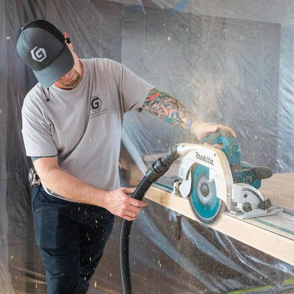Makita 9-1/4" Brushless 36V X2 LXT Cordless Circular Saw, Guide Rail Compatible (Tool Only)