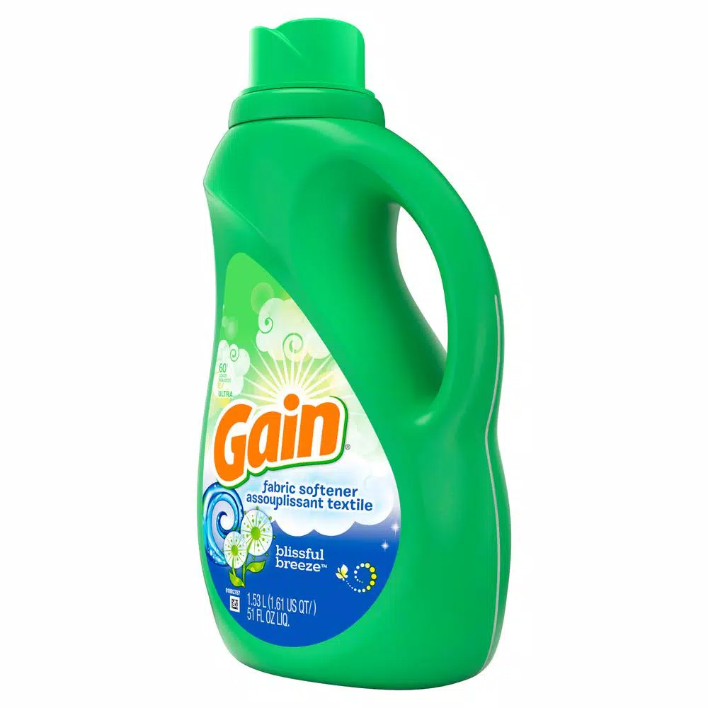 Gain Blissful Breeze Liquid Fabric Softener, 51 oz (60 Loads)
