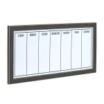 DesignOvation Wyeth Weekly Magnetic Dry Erase Calendar Memo Board with Frame thumbnail 2