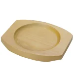 Gibson Home Campton 0.30 Qt. Oval Cast Iron Mini Casserole with Lid and Wooden Base thumbnail 6