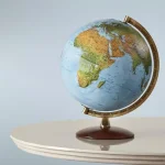 Waypoint Geographic Primus 12 in. Raised Relief Desktop Globe with Illumination and Hardwood Base thumbnail 3