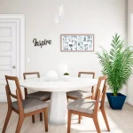 Lavish Home "Inspire" Metal Cutout Wall Sign - Distressed Dark Brown Rustic Decor thumbnail 5
