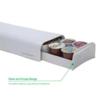 Mind Reader Single Serve Coffee Pod Holder - 12-14 Capacity Storage Drawer, White thumbnail 5
