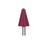 Foredom Typhoon Taper Shape Tungsten Carbide Wood Carving Bur, 1/4 in. Shank, Red Coarse Grit thumbnail 1