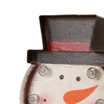 Glitzhome Marquee LED Snowman Head Stocking Holder - Festive Holiday Mantel Decor thumbnail 4