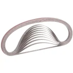 Makita 100-Grit Aluminum Oxide Abrasive Belts, 3/8 in. x 21 in. (10-Pack) thumbnail 1