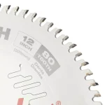 Milwaukee 12 in. 80-Tooth Fine Finish Circular Saw Blade, 1 in. Arbor thumbnail 3