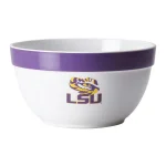 College Kitchen Collection LSU Tigers 4.75-Quart Big Party Serving Bowl, Purple thumbnail 1