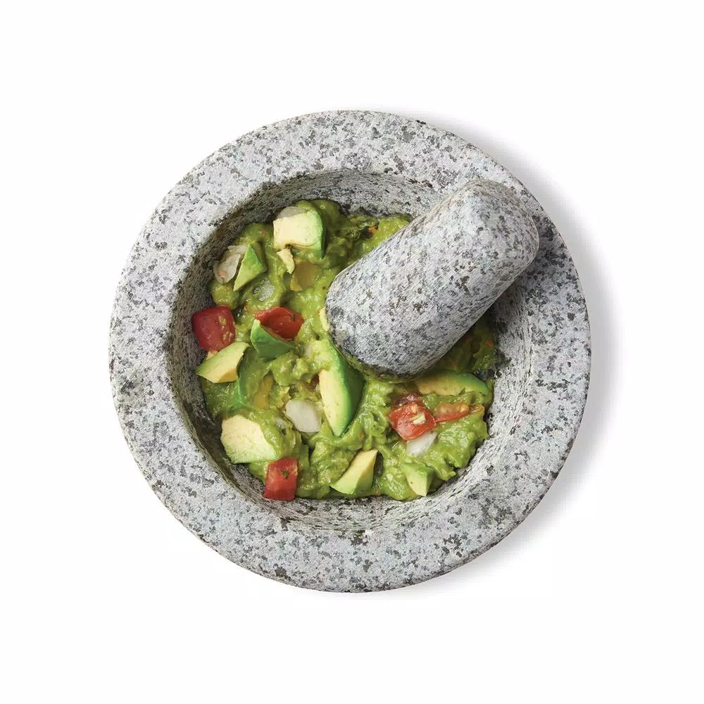 Fox Run 8 in. Granite Mortar and Pestle Set with Tejolote