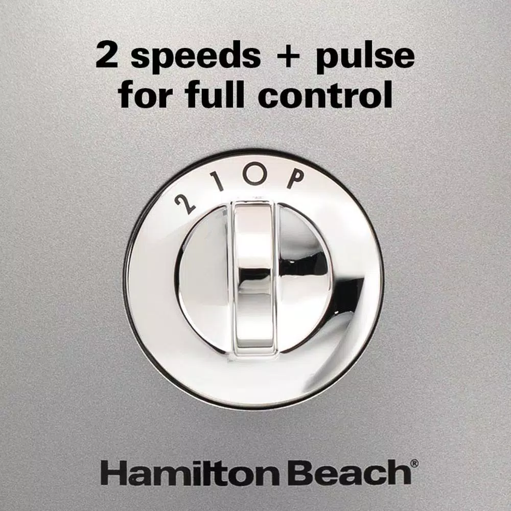 Hamilton Beach 10-Cup Food Processor, 525W, 3-Speed Grey