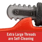 RIDGID 12 in. Adjustable Spud Wrench, 3/8 in. to 2-5/8 in. Pipe Capacity thumbnail 9