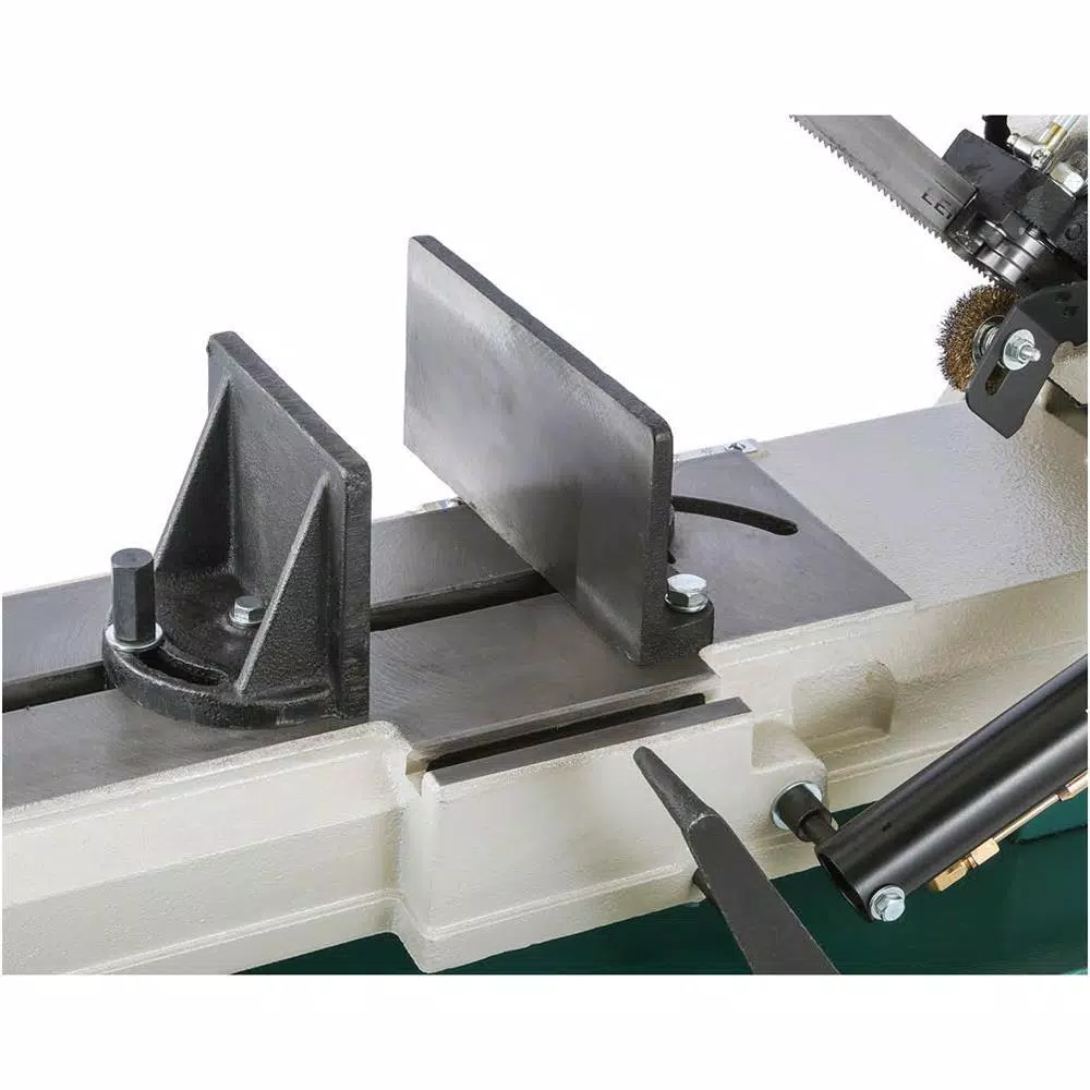 Grizzly Industrial 7 in. x 12 in. Geared Head Metal-Cutting Horizontal Bandsaw with 1.5 HP Motor