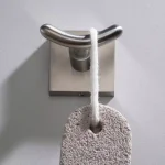 KRAUS Ventus Double Hook Bathroom Robe and Towel Hook, Brushed Nickel thumbnail 9