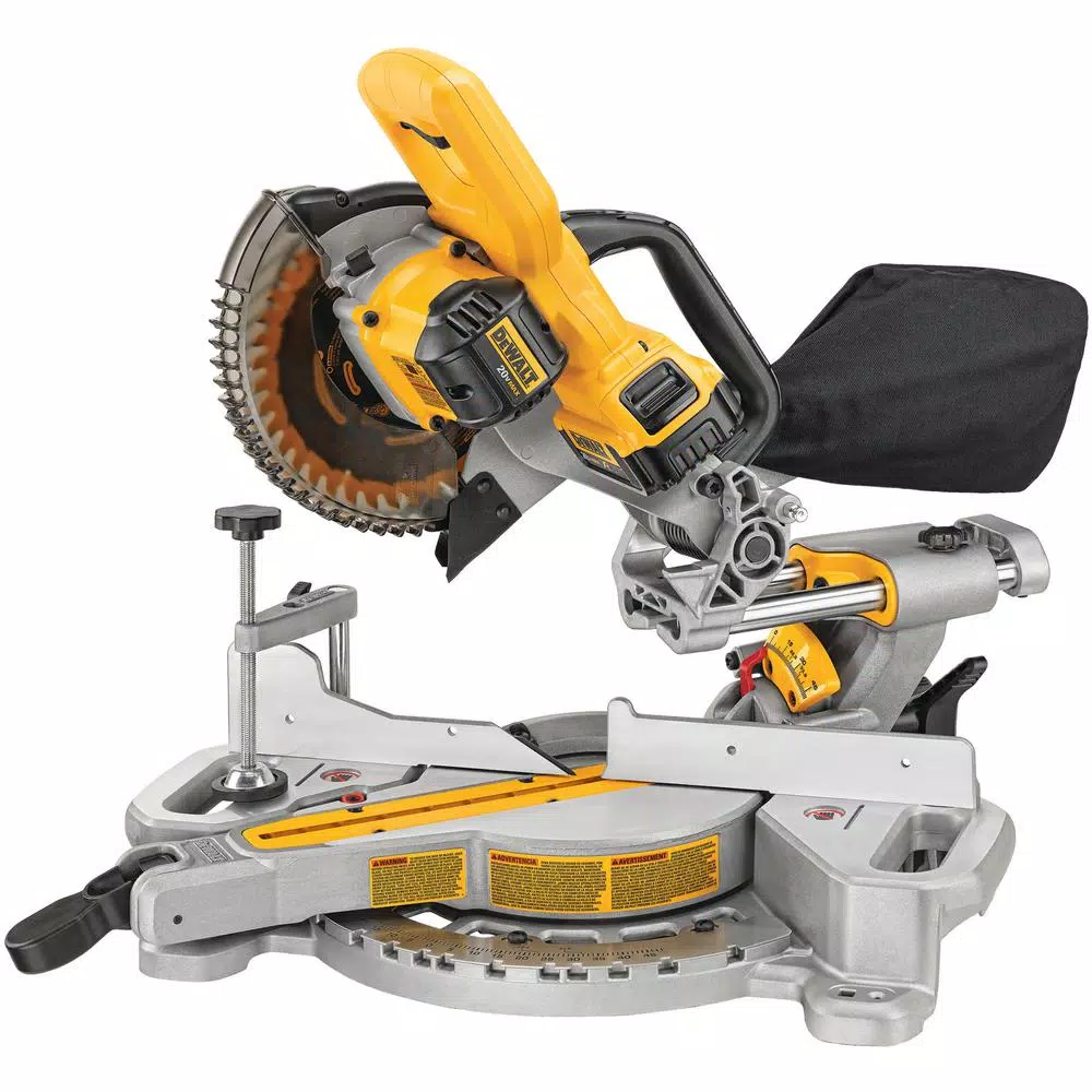DEWALT 20V MAX Cordless 7-1/4 in. Sliding Compound Miter Saw Kit with 4.0Ah Battery & Oscillating Tool Bonus