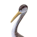 IMAX Reeds Wood Cranes Decorative Sculpture Set of 2 - Beige Pinewood Statues thumbnail 6