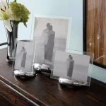 Nambe Bella Metal Picture Frame, 8 x 10 Silver-Plated Modern Tabletop Photo Frame thumbnail 2