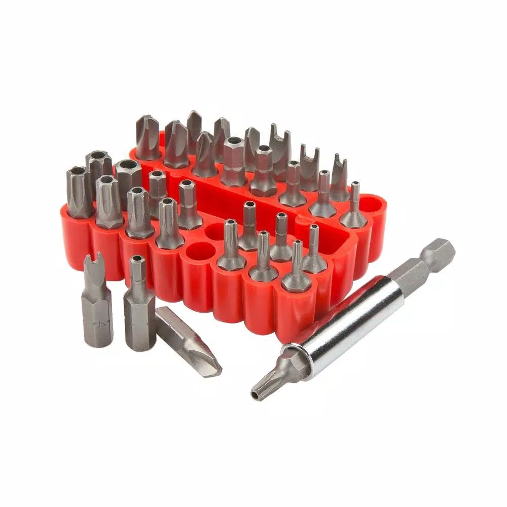TEKTON 33-Piece Security Bit Set with Magnetic Extension and Organizer