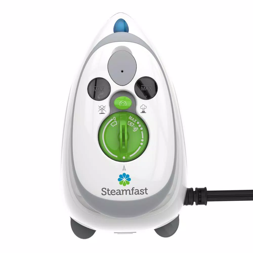 SteamFast SF-717 Mini Steam Iron with Dual Voltage and Travel Bag, Non-Stick Soleplate