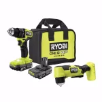 RYOBI ONE+ HP 18V Brushless Compact 2-Tool Kit: 1/4 in. Impact Driver & 3/8 in. Impact Wrench thumbnail 1