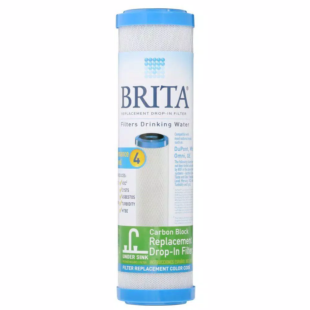 Brita Universal Best Under Sink Carbon Block Replacement Water Filter