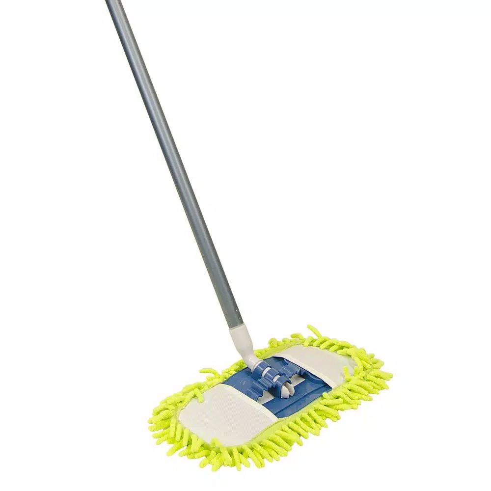 Quickie Swivel Soft Microfiber Dust Mop with 360° Swivel Head