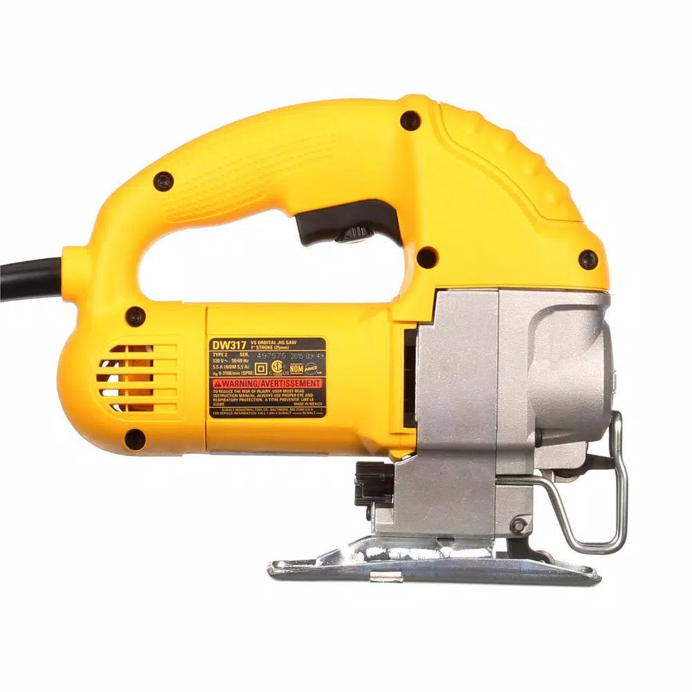 DEWALT 5.5 Amp Corded Jig Saw Kit with Carrying Bag