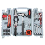 Stalwart 132-Piece Steel Hand Tool Set with Hard Plastic Carrying Case thumbnail 1