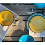 Fox Run 12-Piece Melamine Outdoor Dinnerware Set, Modern Rustic Antique Design, Service for 4 thumbnail 5