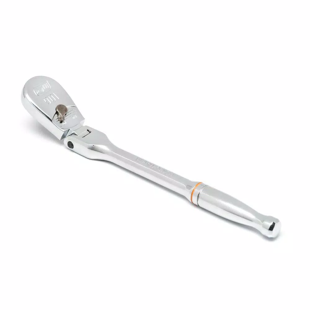 GearWrench 1/4 in. Drive 7 in. 90-Tooth Flex Head Teardrop Ratchet