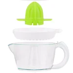 Continental Electric 40W Electric Citrus Juicer, 24 oz. White/Green Juicer with Dust Cover and Easy Pour Spout thumbnail 5