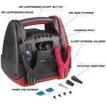 Smartech Products Smartech JSL-1250 Portable Power Station with 1250 Amp Jump Starter and 150 PSI Air Compressor thumbnail 3
