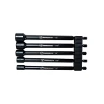 Industro 5-Piece SAE Magnetic Power Nut Setter Set, 1/4 in. to 1/2 in., S2 Steel thumbnail 1