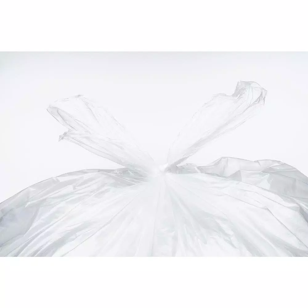 Unbranded HCR 33 Gallon Clear High Density Trash Bags, 0.42 mil, 500 Count